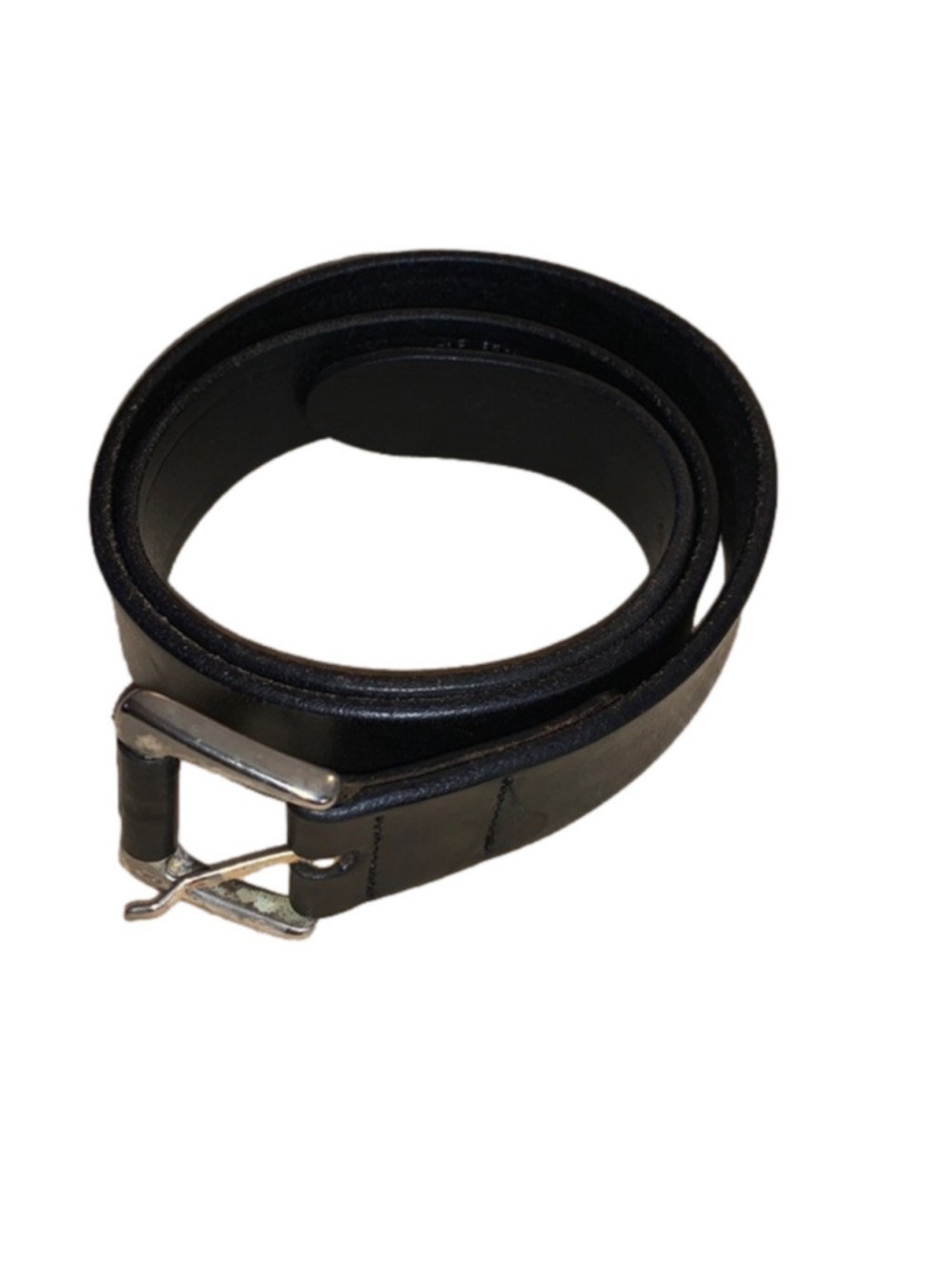 Vintage Frank & Daniel Italian brown leather belt